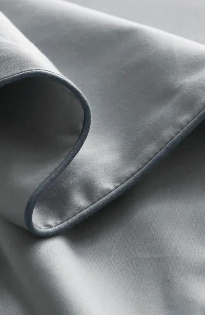 Boll & Branch Signature Piped Edge Sheet Set In Gray