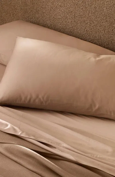 Boll & Branch Signature Hemmed Set Of 2 Pillowcases In Brown