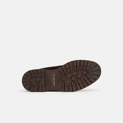 Scarosso Theodore Mocha Suede In Animal Print