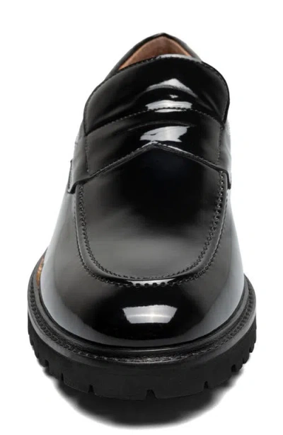 Stacy Adams Men's Spratley Moc Toe Saddle Slip On Loafer In Black