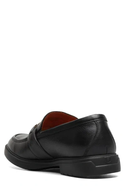 Stacy Adams Todridge Apron Toe Bit Loafer In Black