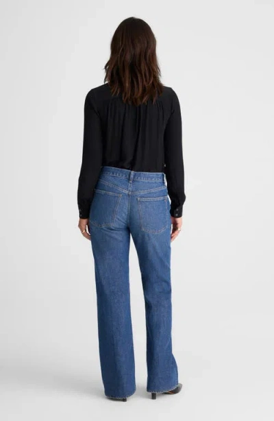 Madewell Relaxed Fit Bootcut Jeans In Blue