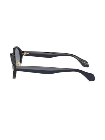 Giorgio Armani Round-frame Sunglasses In Black