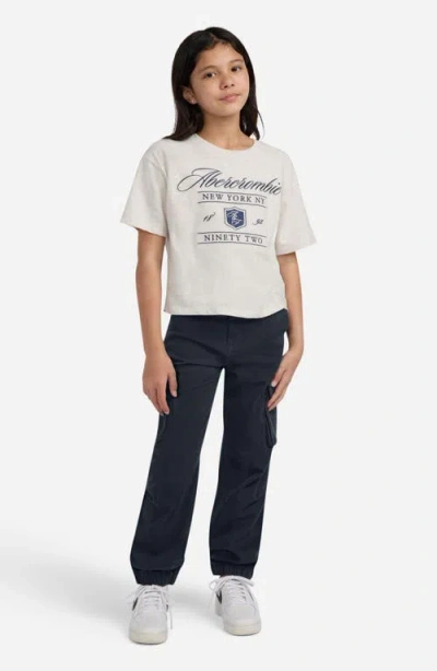 Abercrombie Girls Elevated Cargo Joggers In Black