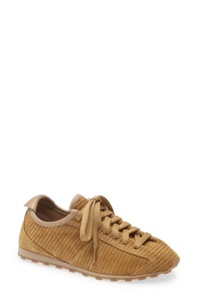 Jacquemus Les Tennis Sneakers In Soft Crocodile-embossed Suede In Brown