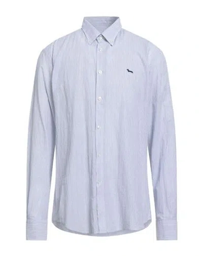 Harmont & Blaine Man Shirt Light Blue Size S Cotton In Blue