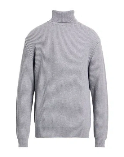 Woolrich Man Turtleneck Grey Size S Virgin Wool In Multi