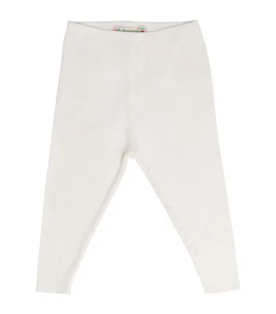 Bonpoint Cotton Leggings In White