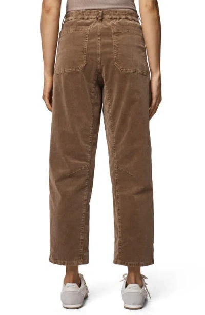 Splendid Carissa Corduroy Pants Dark Saddle In Brown