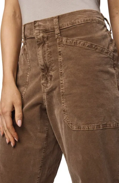 Splendid Carissa Corduroy Pants Dark Saddle In Brown