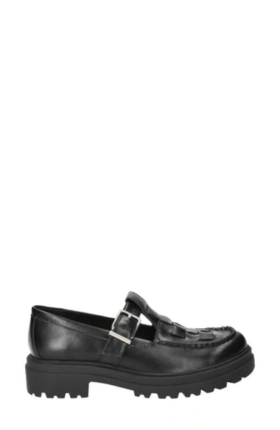 Bella Vita Women's Makell Comfort Lug Buckle Loafers In Black