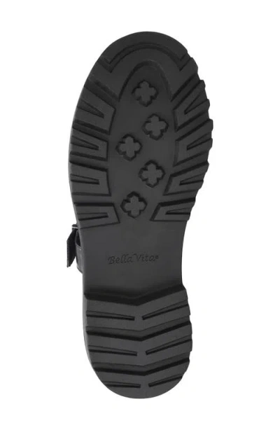 Bella Vita Women's Makell Comfort Lug Buckle Loafers In Black