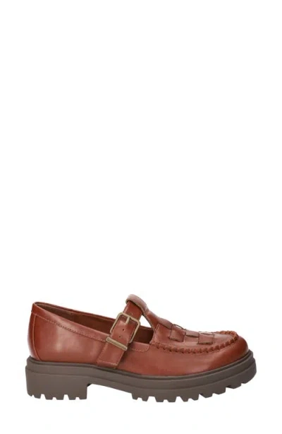 Bella Vita Women's Makell Comfort Lug Buckle Loafers In Brown