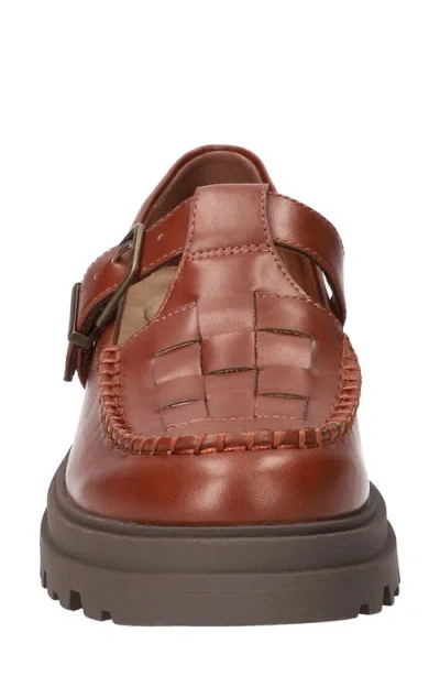Bella Vita Women's Makell Comfort Lug Buckle Loafers In Brown