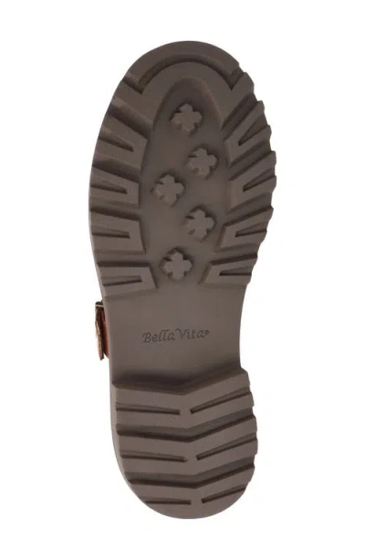 Bella Vita Women's Makell Comfort Lug Buckle Loafers In Brown