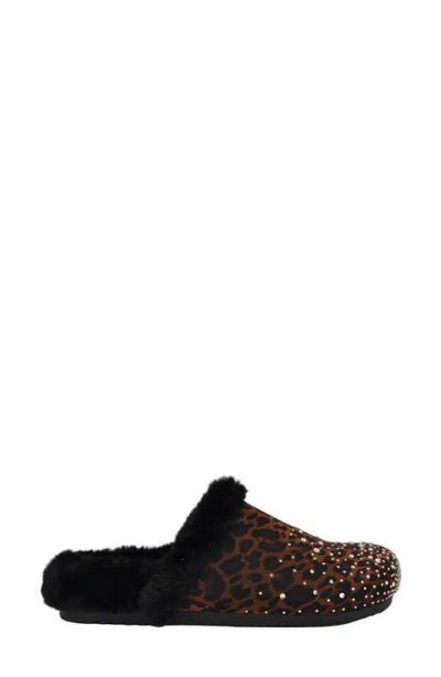 Guess Women's Gascona Embellished Cozy Slip-on Logo Clogs In Brown