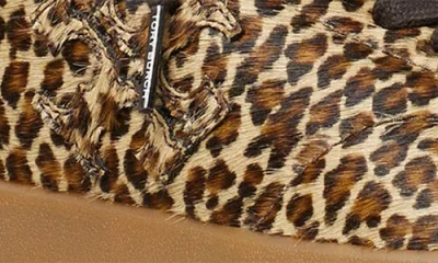 Tory Burch Phoenix Leopard Print Calf Hair Sneakers In Animal Print