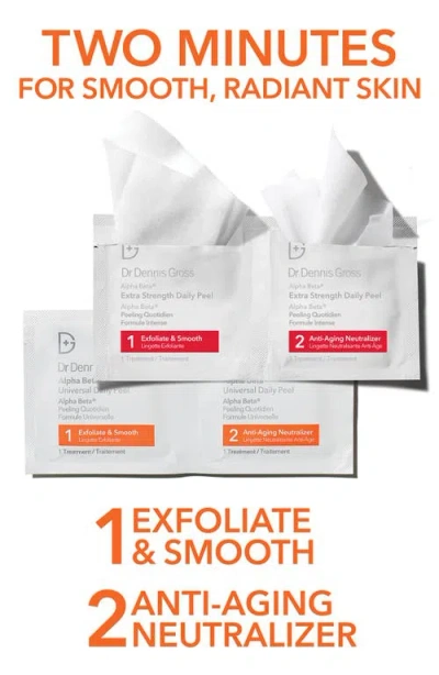 Dr Dennis Gross Skincare Alpha Beta Peel Vault Gift Set In Transparent