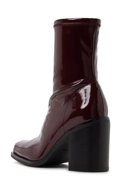 Aldo Women's Jomat Square Toe Booties In Burgundy