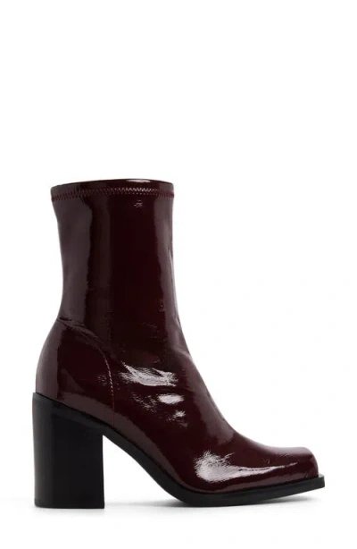 Aldo Women's Jomat Square Toe Booties In Burgundy