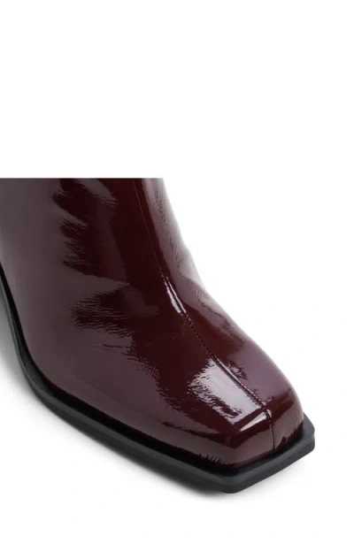 Aldo Women's Jomat Square Toe Booties In Burgundy