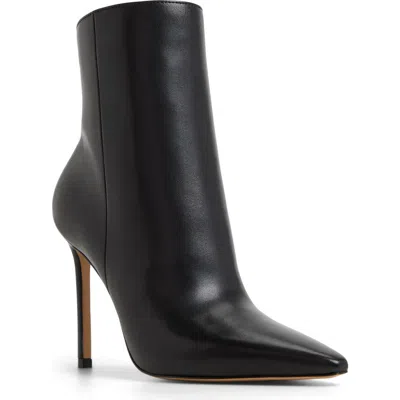 Aldo Guavaberry Pointed Toe Bootie In Black