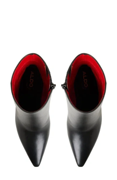 Aldo Guavaberry Pointed Toe Bootie In Black