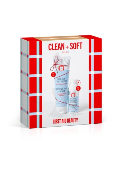 First Aid Beauty Clean + Soft Face Duo In Blue