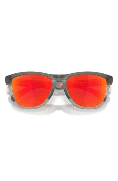 Oakley Unisex Sunglasses Oo9284a Frogskins™ Range (low Bridge Fit) In Red