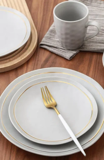 Stone Lain Clara 32 Pc. Dinnerware Set, Service For 8 In Gray