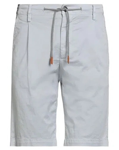 Eleventy Man Shorts & Bermuda Shorts Light Grey Size 30 Cotton, Elastane In Gray