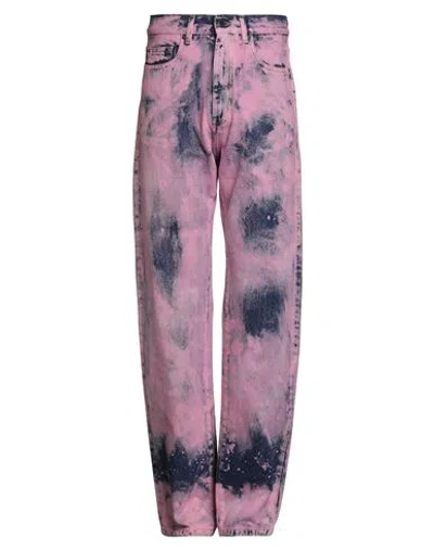 Darkpark Man Jeans Pink Size 31 Cotton In Multi