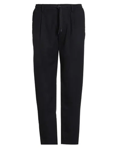 Bellwood Man Pants Navy Size 40 Cotton, Elastane In Black