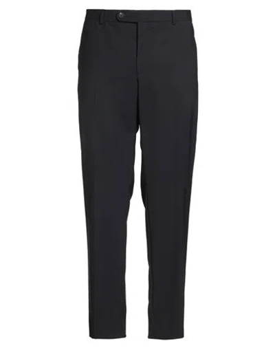 Windsor . Man Pants Midnight Blue Size 38s Virgin Wool, Elastane In Multi