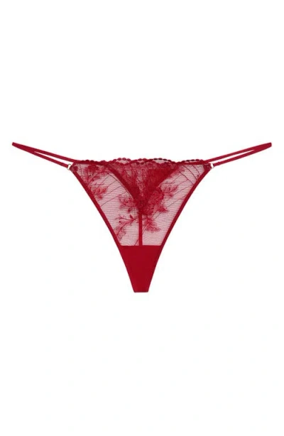 Wacoal Midnight Soiree G String Panty In Red
