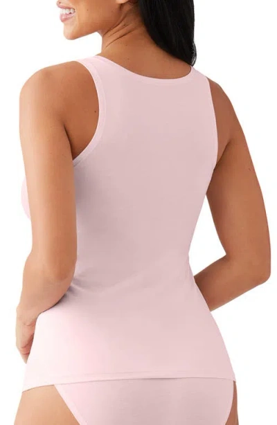 Wacoal Understated Cotton Blend Tank In Pink