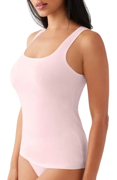 Wacoal Understated Cotton Blend Tank In Pink