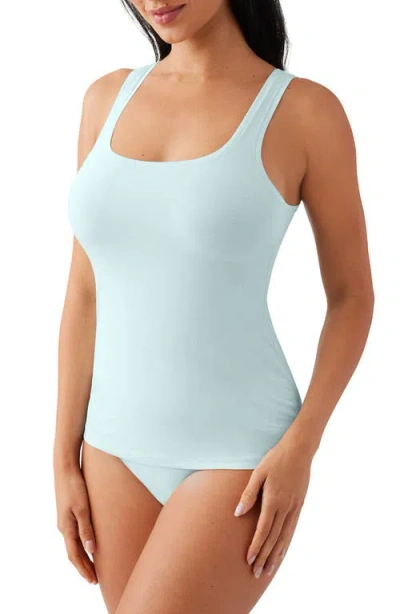 Wacoal Understated Cotton Tank In Blue