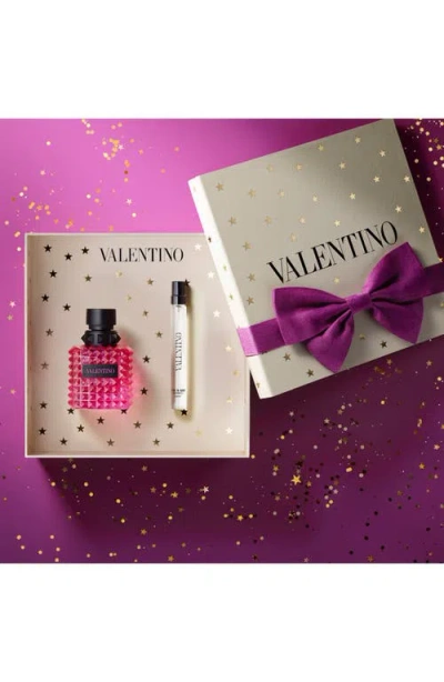 Valentino Donna Born In Roma Extradose Parfum 2-piece Gift Set With Travel Spray In Pink