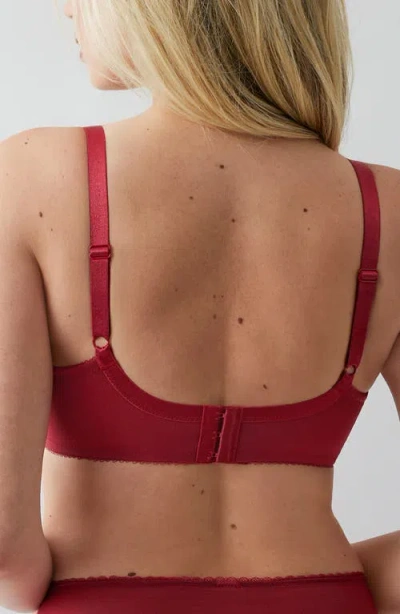 Wacoal Retro Chic Full-figure Underwire Bra 855186, Up To J Cup In Red