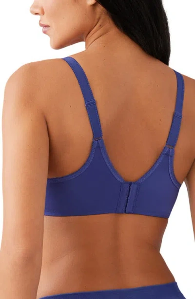 Wacoal Basic Beauty Underwire T-shirt Bra 853192 In Blue