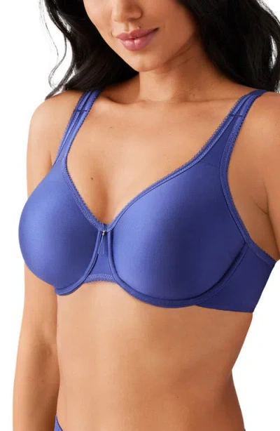 Wacoal Basic Beauty Underwire T-shirt Bra 853192 In Blue