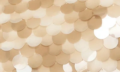 Edikted Dixie Backless Sequin Triangle Top In White