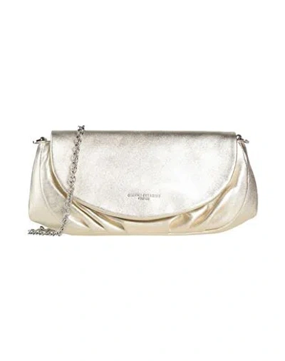 Gianni Chiarini Woman Cross-body Bag Platinum Size - Leather In White