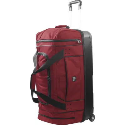 Ful Workhorse 30" Split Level  Rolling Duffle Bag In Red