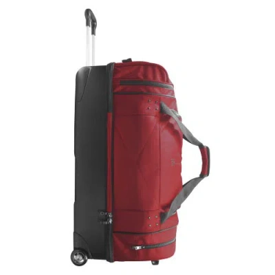 Ful Workhorse 30" Split Level  Rolling Duffle Bag In Red