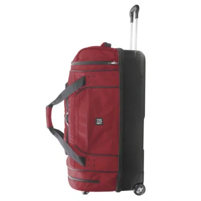 Ful Workhorse 30" Split Level  Rolling Duffle Bag In Red