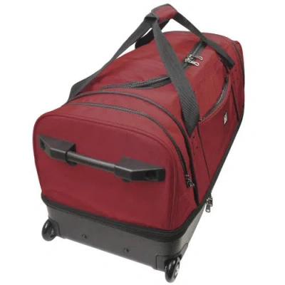 Ful Workhorse 30" Split Level  Rolling Duffle Bag In Red
