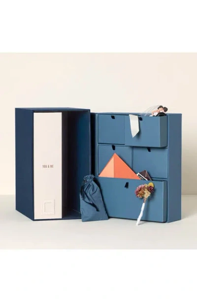 Savor Wedding Keepsake Organizer In Blue