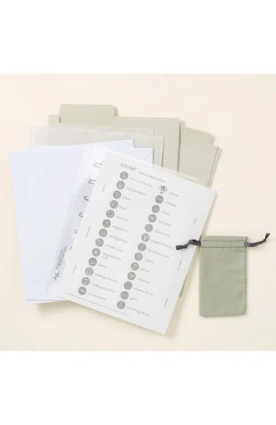 Savor Wedding Keepsake Organizer In Blue